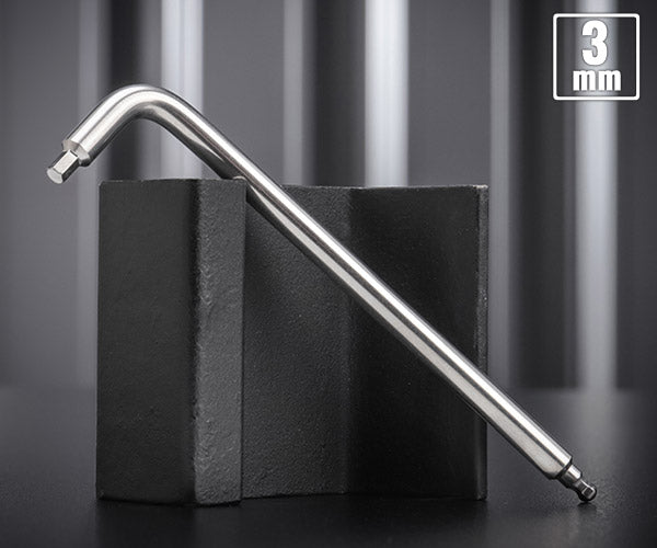 TONE SUSロングボールポイントL形レンチ 3mm (SBL-03)(4953488224214) トネ