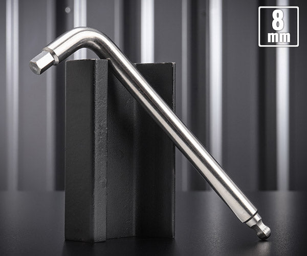 TONE SUSロングボールポイントL形レンチ 8mm (SBL-08)(4953488224177) トネ