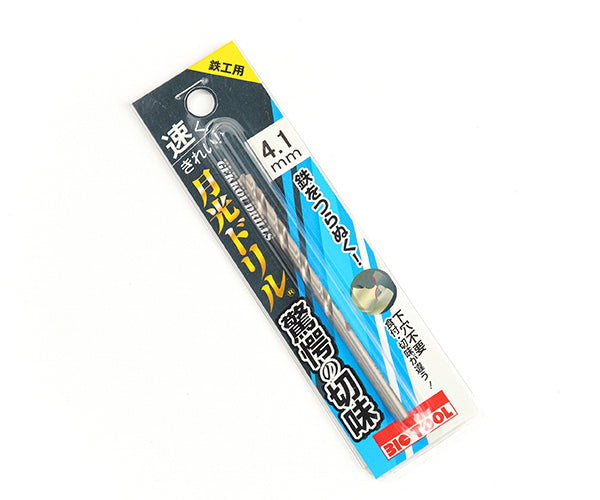 BIC TOOL SGP4.1 鉄工用月光ドリル ブリスターパック 4.1mm
