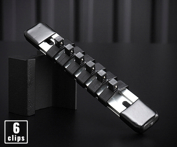 TONE ソケットホルダー(アルミタイプ) 差込角6.35mm 差込数6 (SH1206)(4953488303957) トネ