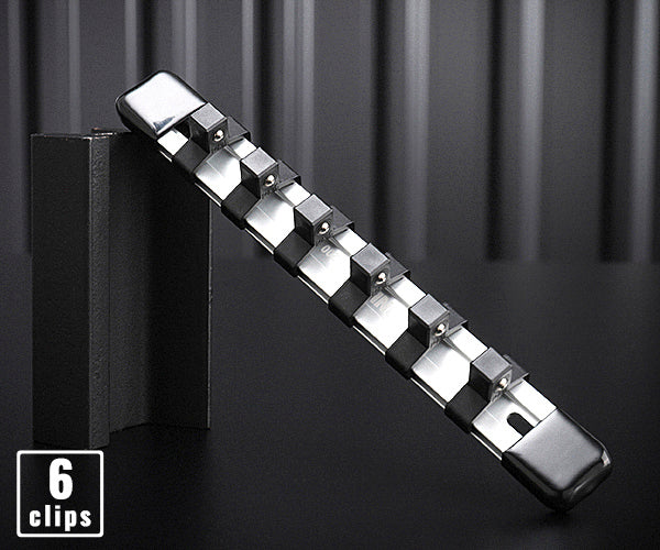 TONE ソケットホルダー(アルミタイプ) 差込角9.5mm 差込数6 (SH1306)(4953488303995) トネ