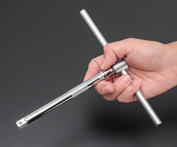 SIGNET SIG125-3PEM 9.5sq(3/8) T形スライドハンドル200mm + エクステンションバー75/150mm 3点セット シグネット エヒメマシンオリジナルセット 定価合計3,190円(税込/2025-09-23基準)