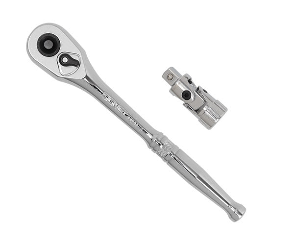 【11月の特価品】SIGNET SIG12594-2PEM 9.5sq(3/8) ラチェットハンドル + スプリング付ユニバーサルジョイント 2点セット シグネット エヒメマシンオリジナルセット 定価合計6,215円(税込/2025-09-23基準)