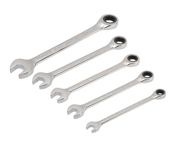 SIGNET SIG342-5PEM (S06-342) 72歯ギアレンチ 5本セット 10・12・13・14・17mm(ラチェットコンビネーションレンチ)シグネット エヒメマシンオリジナルセット 定価合計14,190円(税込/2025-09-23基準)