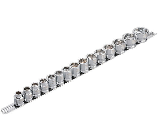 【9月の特価品/掘り出し市】シグネット 1/2DR 15PC ショートソケットセット(6角) (13136)(4712818939613) SIGNET