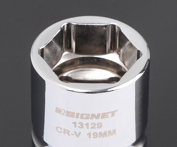 シグネット 1/2DR 15PC ショートソケットセット(6角) (13136)(4712818939613) SIGNET