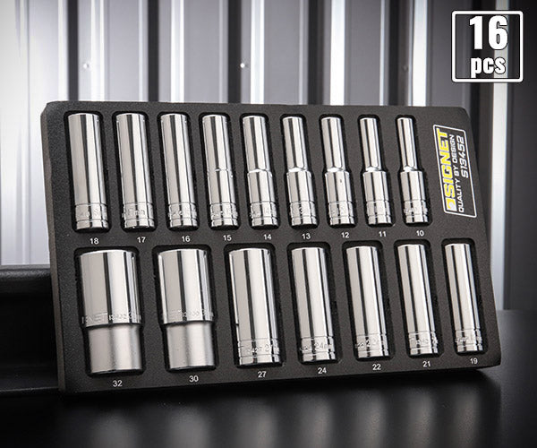 シグネット 1/2DR 16PC ディープソケットセット DESIGNトレー (13452)(4712818939019) SIGNET
