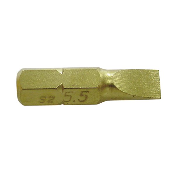 シグネット 1/4 チタンコーティングマイナスビット 4.5mm (21442)(4712818952704) SIGNET