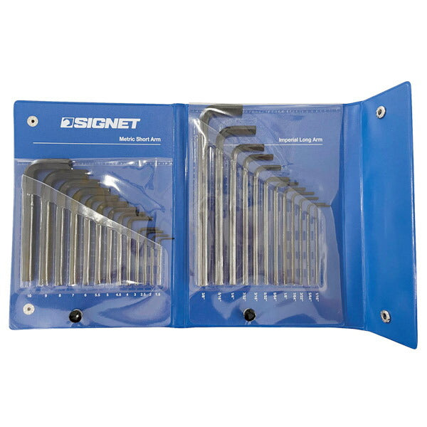 シグネット 25PCS 六角レンチセット(ミリ&インチ) (35065)(4712818998078) SIGNET