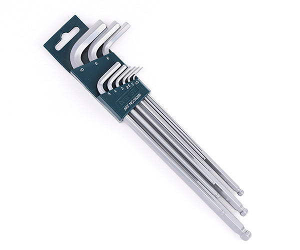 【9月の特価品/掘り出し市】シグネット 9PC ロングボールヘックスレンチセット(#SG835-228L (35228)(4712818922042) SIGNET