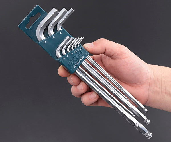 シグネット 9PC ロングボールヘックスレンチセット(#SG835-228L (35228)(4712818922042) SIGNET