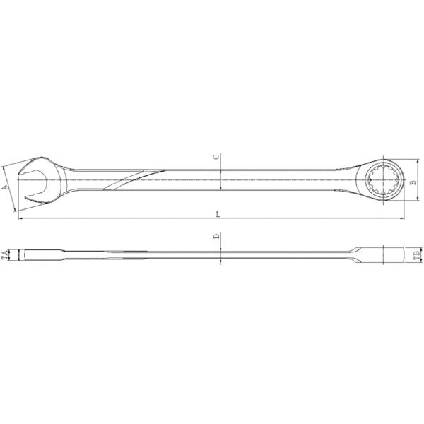 シグネット 120ギア SIGNETレンチ 8mm (38358)(4712818923612) SIGNET