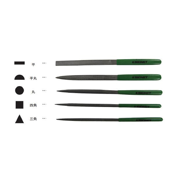 シグネット 5PC 精密ヤスリセット (46145)(4712818940534) SIGNET