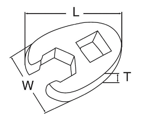 シグネット 3/8DR クローフットレンチ 8mm (46408)(4712818940770) SIGNET