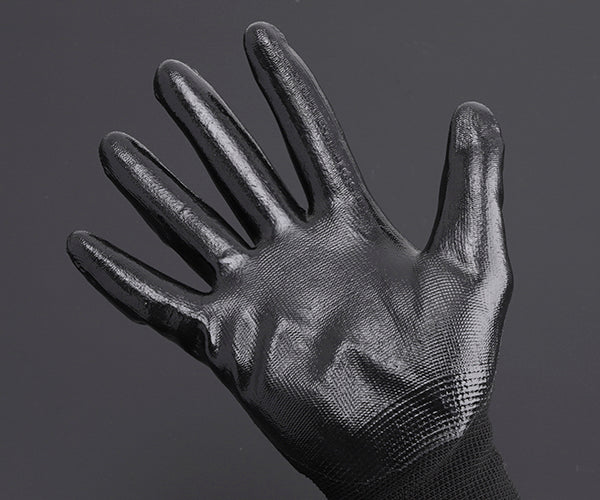 【11月の特価品】シグネット 耐油ニトリル エアーグローブCOZY ブラック L (48992)(4712818967487) SIGNET