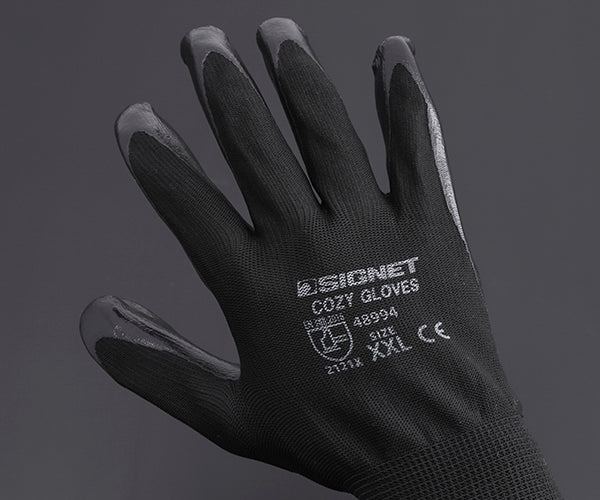 シグネット 耐油ニトリル エアーグローブCOZY ブラック XXL (48994)(4712818967500) SIGNET