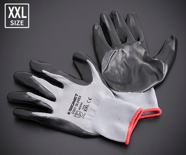 シグネット 耐油ニトリル エアーグローブCOZY グレー XXL (48999)(4712818967548) SIGNET