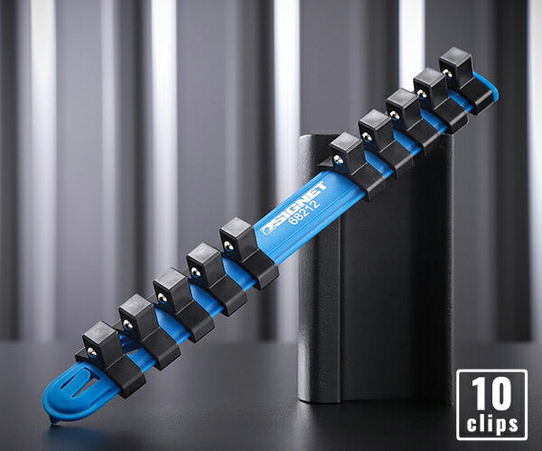 シグネット 3/8DR ソケットホルダー 215mm X クリップ10個 (68212)(4545301049472) SIGNET