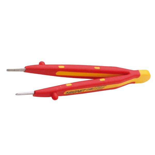 シグネット 絶縁ピンセット 160mm (E60415)(4545301067841) SIGNET