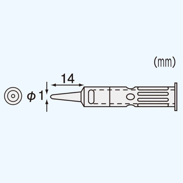 エンジニア はんだこてSKM-40用交換パーツ コテチップ (SK-42) (4989833050429) ENGINEER