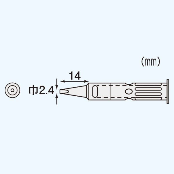 エンジニア はんだこてSKM-40用交換パーツ コテチップ (SK-43) (4989833050436) ENGINEER