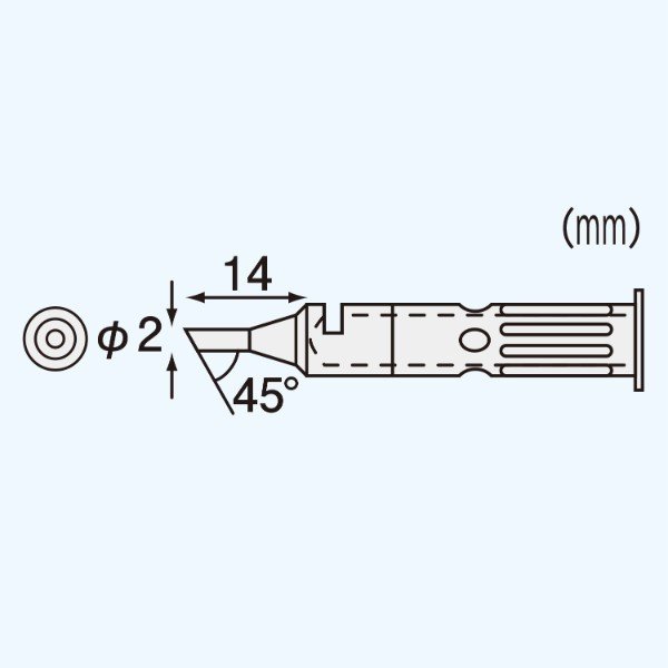 エンジニア はんだこてSKM-40用交換パーツ コテチップ (SK-44) (4989833050443) ENGINEER