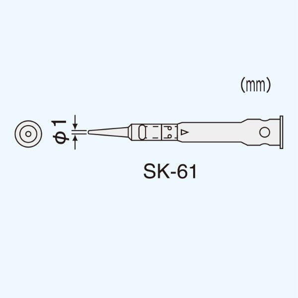 エンジニア SK-60シリーズ用半田コテチップ (SK-61) (4989833050610) ENGINEER