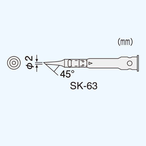 エンジニア SK-60シリーズ用半田コテチップ (SK-63) (4989833050634) ENGINEER