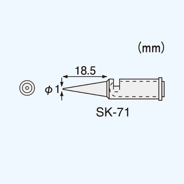 エンジニア SK-70シリーズ用半田コテチップ (SK-71) (4989833050719) ENGINEER