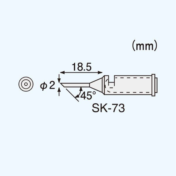 エンジニア SK-70シリーズ用半田コテチップ (SK-73) (4989833050733) ENGINEER