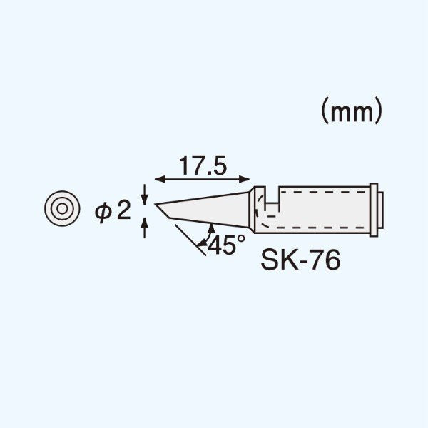 エンジニア SK-70シリーズ用半田コテチップ (SK-76) (4989833050764) ENGINEER