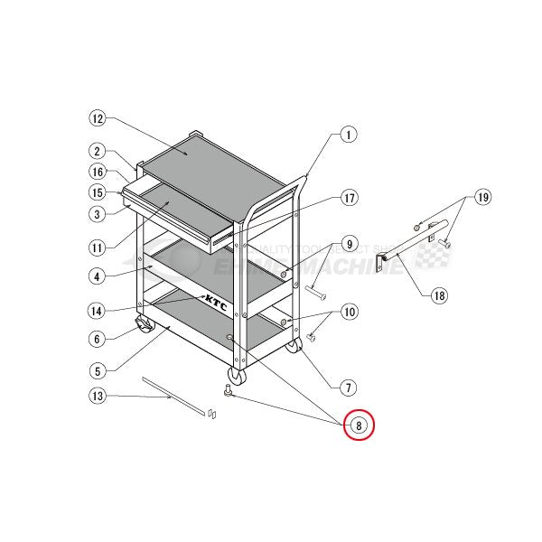 京都機械工具のトレイの画像4