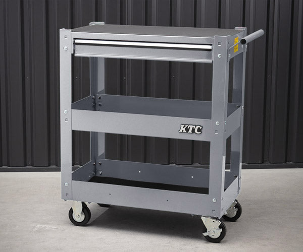 KTC ツールワゴン SKX2613S2 シルバー 収納 ツール 作業台 引出し付 京都機械工具
