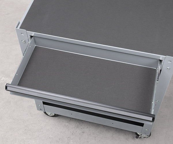 KTC ツールワゴン SKX2613S2 シルバー 収納 ツール 作業台 引出し付 京都機械工具