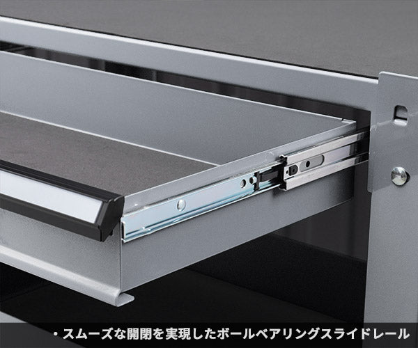KTC ツールワゴン SKX2613S2 シルバー 収納 ツール 作業台 引出し付 京都機械工具
