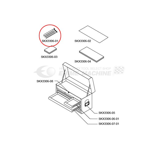 京都機械工具のキャスターの画像2