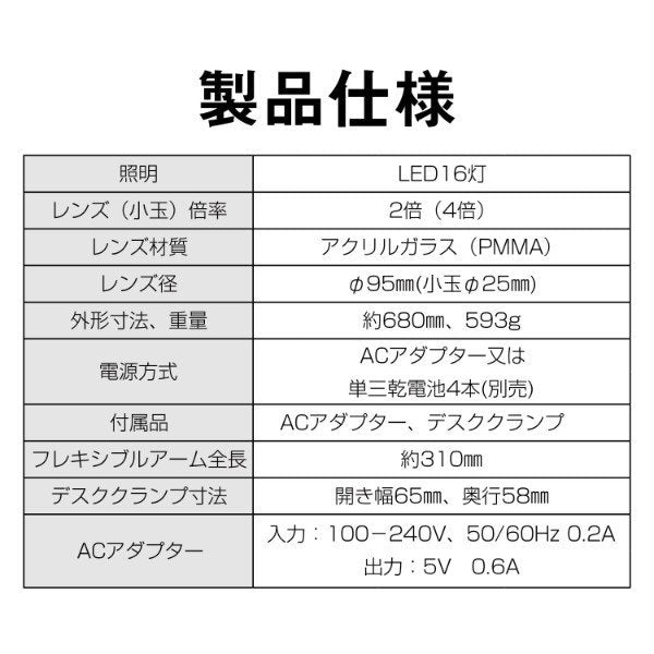 ENGINEER SL-22 LEDライトルーペ エンジニア