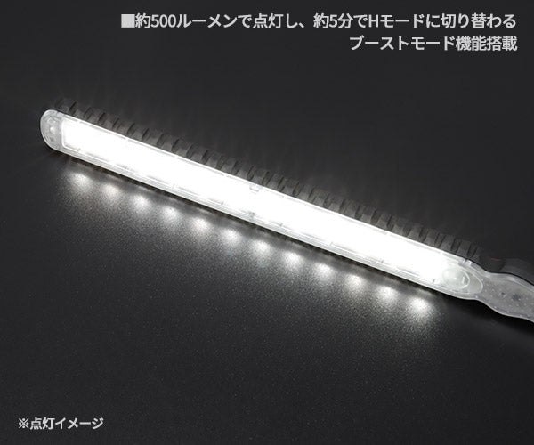 LED作業灯 スキニーライトEX SLB12EX 充電式・薄型スリム・高耐久・ブースト500lm・定電流で明るさ維持 ロングセラー/大ヒット