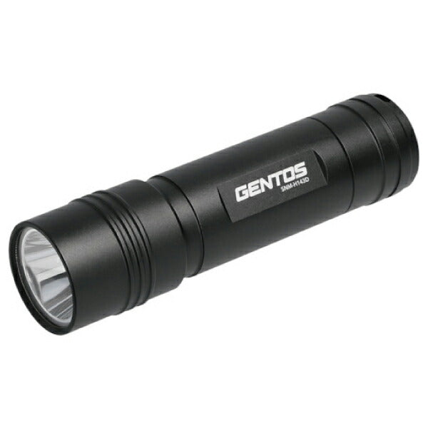 GENTOS LED高出力型ハンディライト SNM-H143D ジェントス LED 明るい アウトドア 防災 電池式 懐中電灯 作業灯