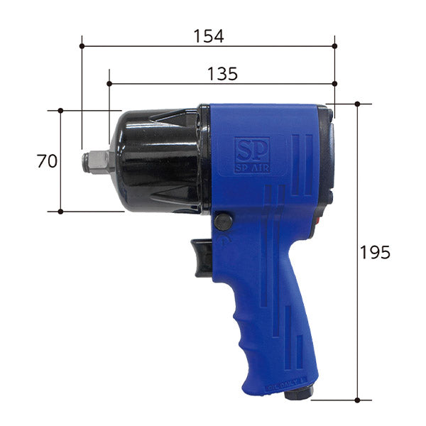 SP AIR インパクトレンチ SP-7144A
