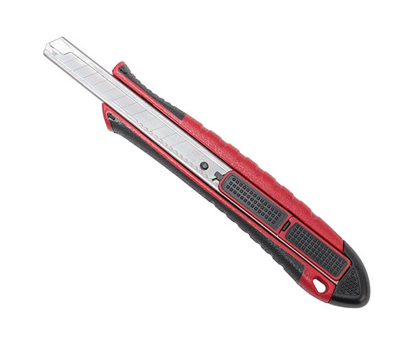 TONE セーフティリターンカッターナイフ 全長160mm 刃厚0.4mm (SRCT-9)(4953488430653) トネ