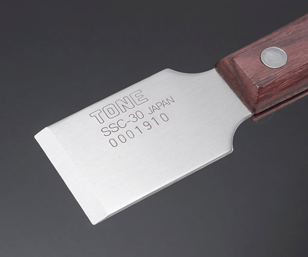 TONE ステンレススクレーパー 歯幅30mm (SSC-30)(4953488196405) トネ
