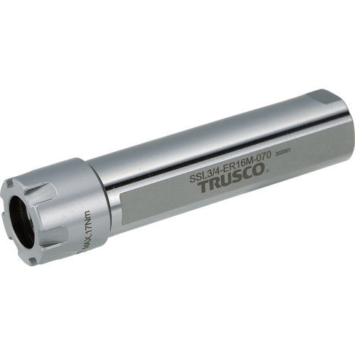 TRUSCO NC旋盤用ストレートシャンクコレットホルダ フラット付キERMコレットホルダSSL型(インチ) シャンク径1 全長129 ER20用 SSL1ER20M105 トラスコ