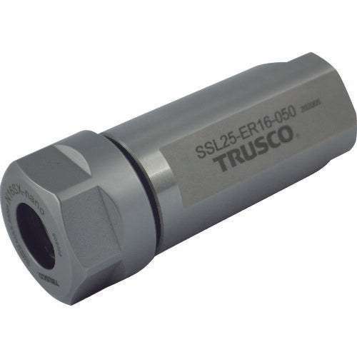 TRUSCO NC旋盤用ストレートシャンクコレットホルダ フラット付キER