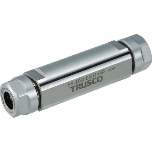 TRUSCO NC旋盤用ER両頭ストレートシャンクコレットホルダSSLD型(メトリック) シャンク径20 全長63 ER11用 SSLD20ER11033 トラスコ