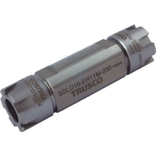 TRUSCO NC旋盤用ERM両頭ストレートシャンクコレットホルダSSLD型(メトリック) シャンク径25 全長108 ER20用 SSLD25ER20M062 トラスコ