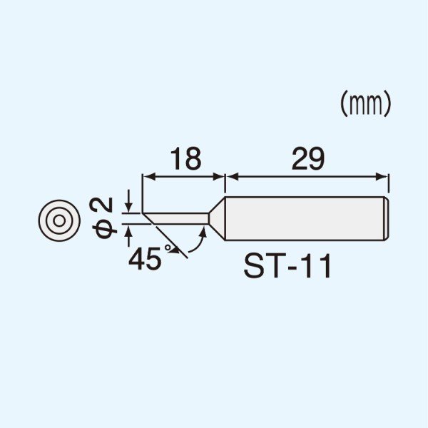エンジニア SK-30シリーズ用ハンダコテチップ (ST-11) (4989833052119) ENGINEER