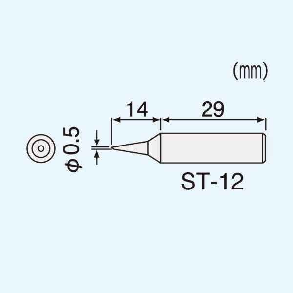 エンジニア SK-30シリーズ用ハンダコテチップ (ST-12) (4989833052126) ENGINEER