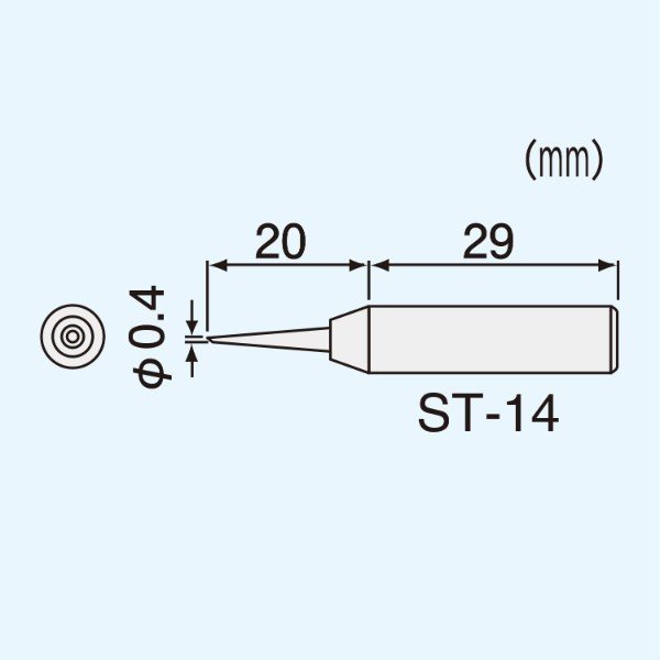 エンジニア SK-30シリーズ用ハンダコテチップ (ST-14) (4989833052140) ENGINEER
