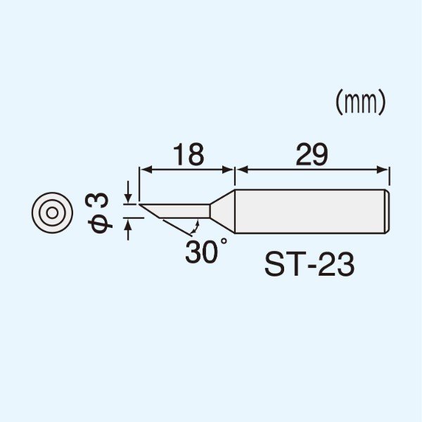 エンジニア SK-40シリーズ用ハンダコテチップ (ST-23) (4989833052232) ENGINEER